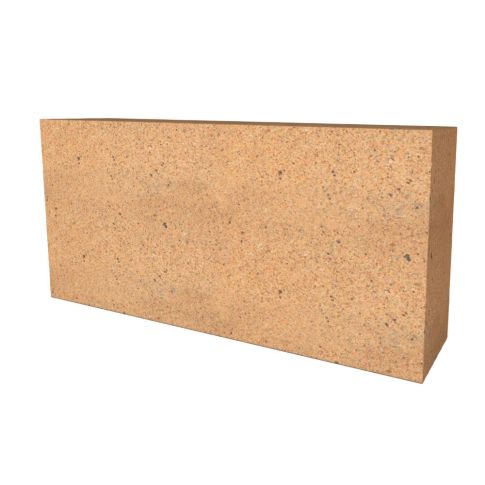 The chamotte brick is an aesthetically pleasing and practical material